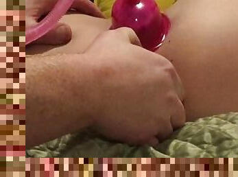 aşırı, kocaman-huge, mastürbasyon-masturbation, amcık-pussy, amatör, anal, güzellik, oyuncak, vajinadan-sızan-sperm, ikişerli