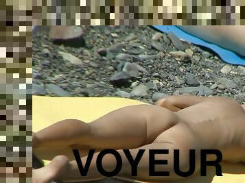 Hidden cam reveals nude views for horny voyeur