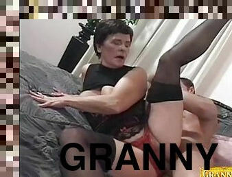 Granny loves this young cock