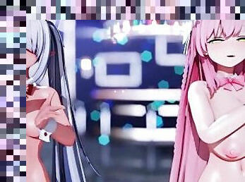 ?MMD ???????? 4k/60fps??Iori (?????) Hanako (?????)?~?????????Heart Pie Dancehall HIMEHINA?