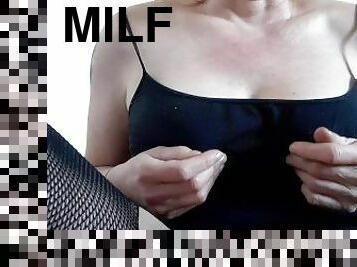 mastrubacija, amaterski, milf, solo