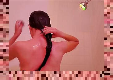 Miss Tiffany - morning shower - hair wash