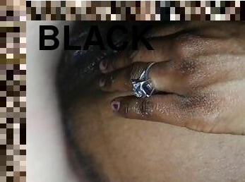 Black Aussi pussy loves white dick