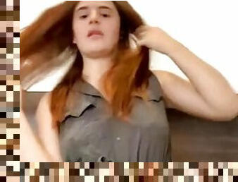 The young Russian porn actress RitaFox has fun on camera