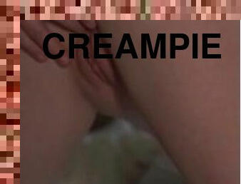Hot Creampie Sex with Tattooed Blondie