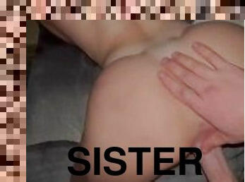 Stepsister friends have gone out time for a hard fuck