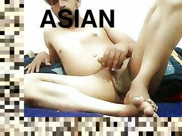 asian boy masturbating