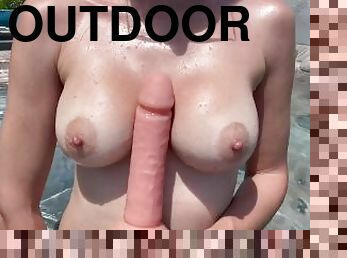 Big tits Artemisia Love outdoor compilation