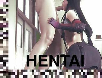 Hentai 3D- Tifa in Fantasy get Fuck with young boy