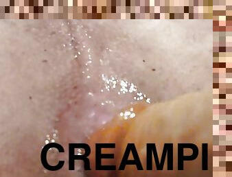 amatør, anal, legetøj, bøsse, creampie, dildo, solo