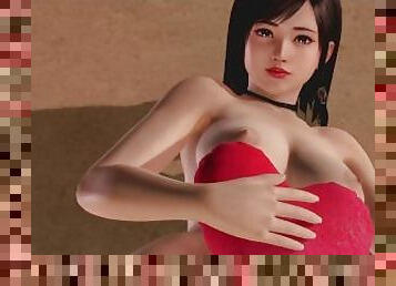 Dead or Alive Xtreme Venus Vacation Kokoro Valentine's Day Heart Cushion Pose Nude Mod Fanservice Ap