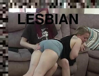 lesbiana, bajo-la-falda, rubia, fetichista, morena, azotaina
