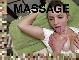 Masseuse with big tits agrees to get fucked for some tickets