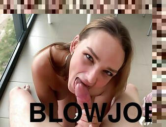 Getting An Amazing Blowjob From A Hot Gal