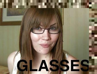 occhiali, amatoriali, giovanissime, webcam, brunette