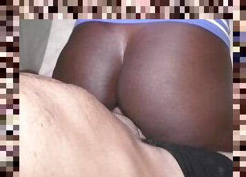 amateur, anal, chorro-de-corrida, negra-ebony, polla-enorme, interracial, casero, corrida-interna, negra, pareja