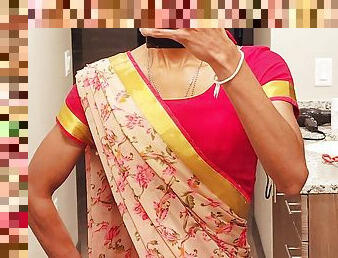 Sri Lankan Sissy In Saree Leaked