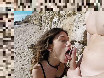 Sex at the beach with a random local while on holiday