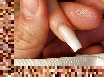 Slave Cleans Nails After Banana Massacre I MyNastyFantasy