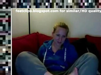 Chatroulette Webcam girls feet 3