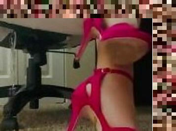 Pink Heels Tease Work With Me Begging Scenario