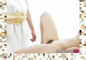 Mormon teen strapon fuck