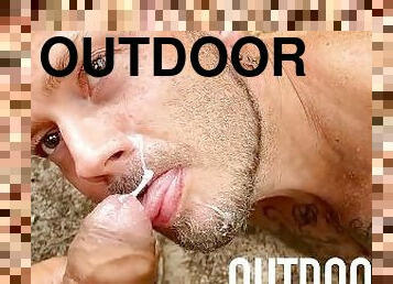 I didn't ask his name…Outdoors Blowjob For Stranger  4K