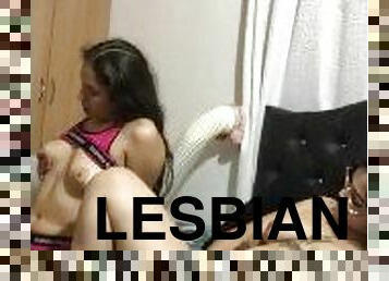 Latinas giving each other a lot of lesbian pleasure