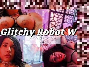 My Glitchy Robot Wife Plays with her Tits and Pussy until She Malfunctions