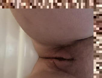 peluda, masturbação, orgasmo, cona-pussy, esguincho, amador, mulher-madura, bbw, excitante, dildo