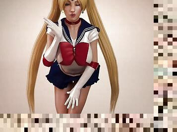 Bloody Passion Cap 17 - My Step Sister Sends Me Pictures of Her Vagina and Sailor Moon Cosplay