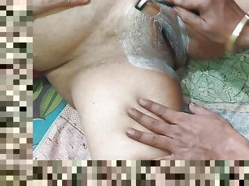 Salu bhabhi got her vagina hair shaved