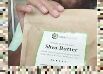 Shea butter with Rock Mercury