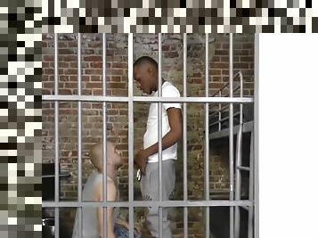 Bbc jizzes white prisoner