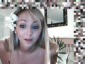 blondynka, kamerka-internetowa