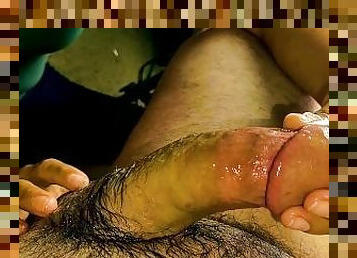 Sloppy Hand Job with New instant Cum Technique