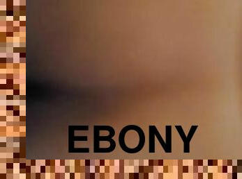 Creamy Ebony makes me cum