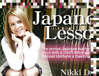 Japanese Lesson Newcomer Cute Girl Debut Vol1 - Nikki Dry - Kin8tengoku