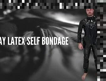 Latex self bondage