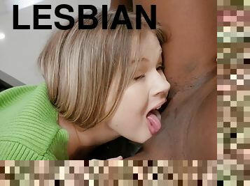 Coco Lovelock and Naomi Foxxx interracial lesbian sex