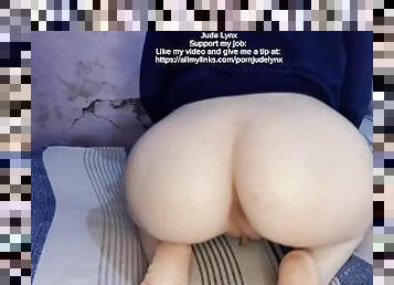 JUDE LYNX — VIRGIN BIG WHITE ASS, PETITE 18 YEAR OLD