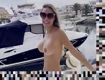 Cap D'agde And Monika Fox In Walks The Streets Of Naked 6 Min