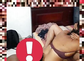 Srilankan Cuckold Husband Worships Wife While Bull Facefucks His Slut Wife