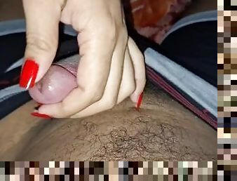 my stepsister loves to touch my dick