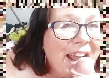 BBW Cum Facial Compilation