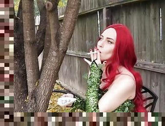 Poison Ivy's Sexy Smoke Break (FETISH / KINK)