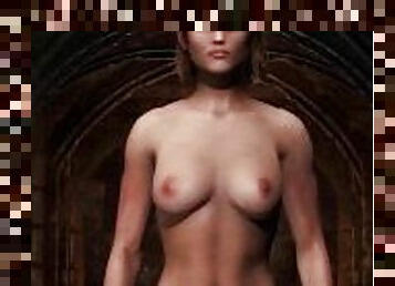 Creation naked characters in the video game. NSFW
