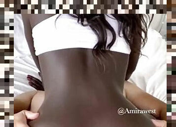 Hard sex for amateur big booty ebony babe. I found her on meetxx.com