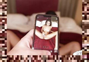 I caught my stepsister taking nudes!