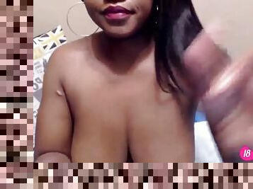 Beautiful sexy ebony with huge booty and big tits